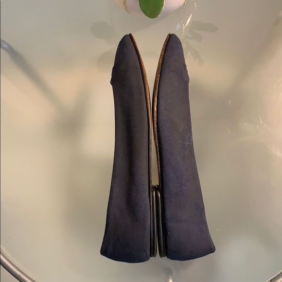 GUCCI FLATS Navy Color VTG 1990 - Picture 2 of 5